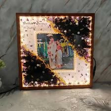 Resin with wood Frame