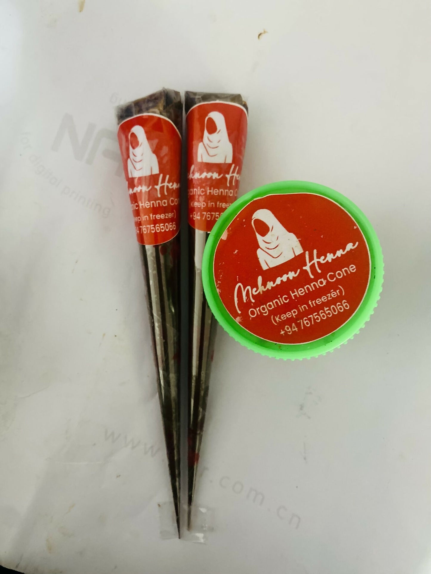 Organic luxury bridel henna cones
