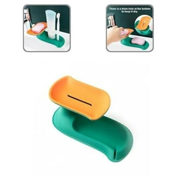 Double layer drain soap box