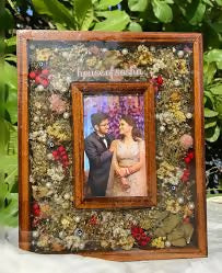 Resin with wood Frame