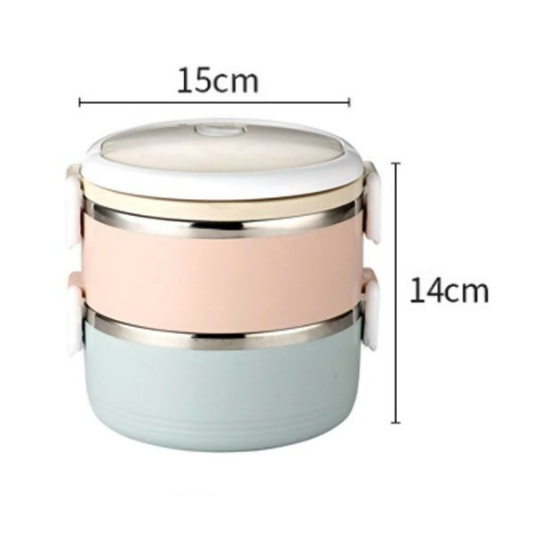 Lunch box STAINLESS steel 2layer
