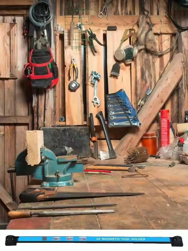 Magnetic Tool Holder Heavy Duty Tool Cabinet Long Strip Rack Garage Workshops Hardware Tool Cabinet Prefabricated Warehouse