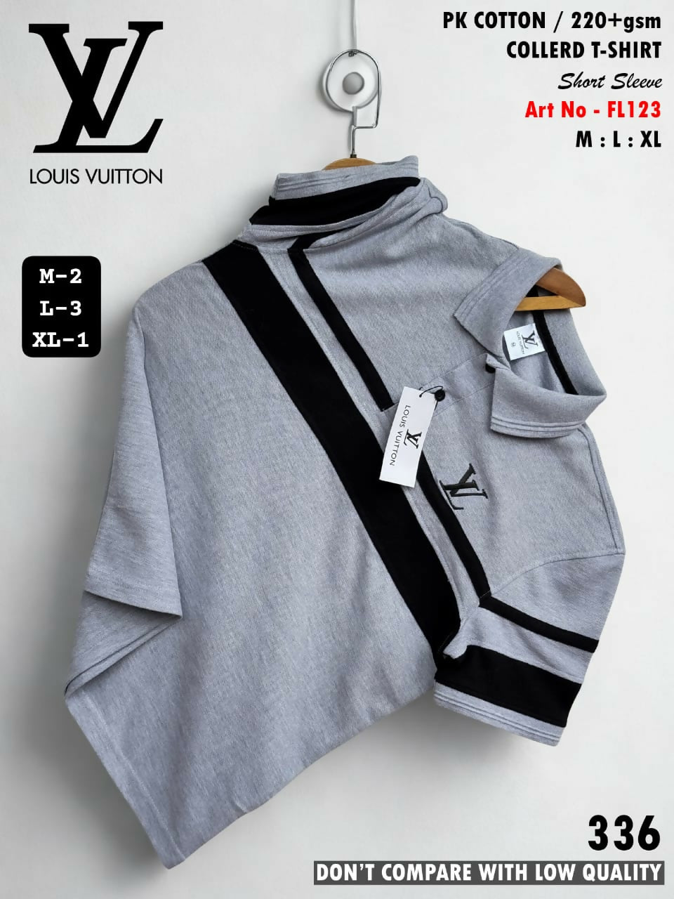 MEN S SHORT SLEEVE COLLERD T SHIRT