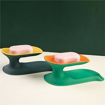 Double layer drain soap box