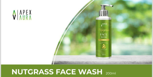 Nut grass face wash