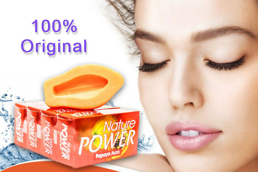 Nature Power Papaya Aura Vitamin E For a Healthy Skin Papaya Soap