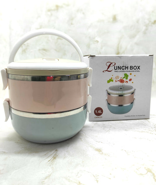 Lunch box STAINLESS steel 2layer