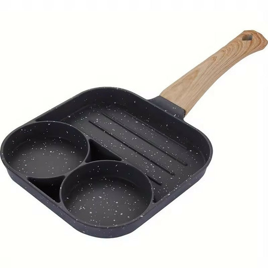 Kitchen Egg Frying Pan Nonstick Pancake Pans Cups Cookware Pancake Pan Egg Pan Suitable for Gas Stove Induction Cooker