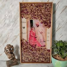 Resin with wood Frame
